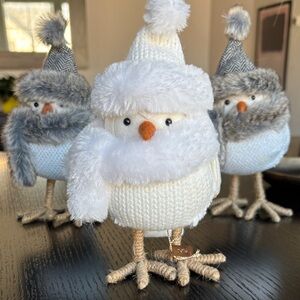 Target Winter Wonderland birds-group of three.